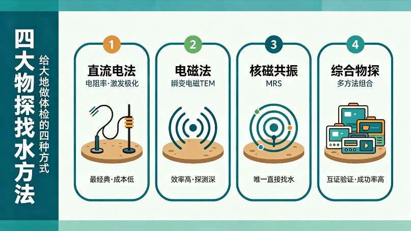四大物探找水方法 四大物探找水方法